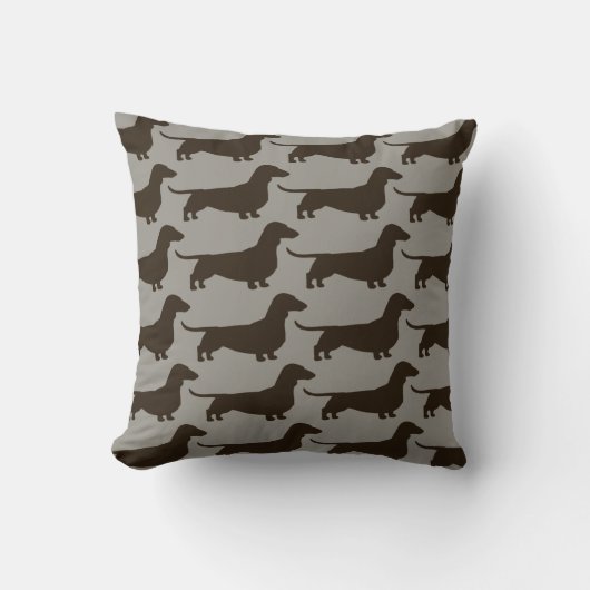 Dachshunds Wiener Dogs PatternおもしろいDoxie Lover's クッション (正面)