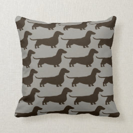 Dachshunds Wiener Dogs PatternおもしろいDoxie Lover's クッション