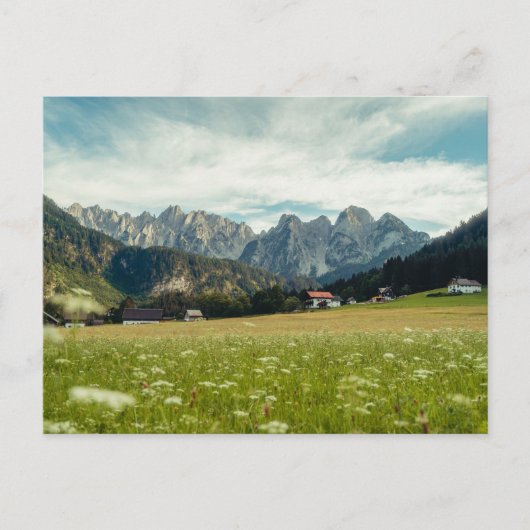 Dachstein Mountains,オーストリア写真はがき シーズンポストカード (正面)