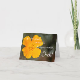 Dachte gerade an meinen Lieblingsmensch: Dich! カード