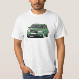 Dacia Sanderoのイラストレーション-緑 Tシャツ