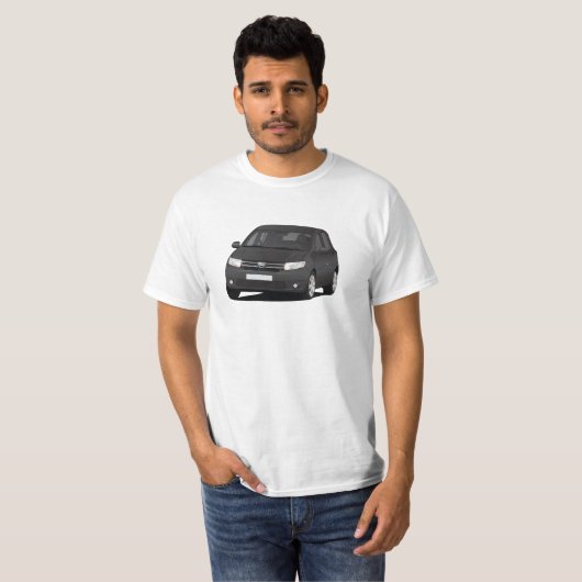 Dacia Sandero -黒 Tシャツ (正面フル)