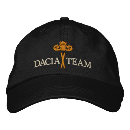DACIA TEAM with Crown - 001 刺繍入りキャップ (正面)