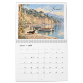 Dackelkalender 2027 Mediterrane Träume カレンダー (1月 2027)