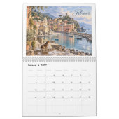 Dackelkalender 2027 Mediterrane Träume カレンダー (2月 2027)