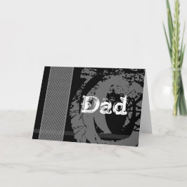 DAD グルームズマン依頼 - エッジィな単色デザイン 招待状