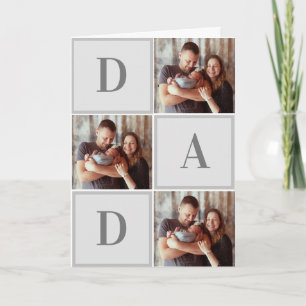 DAD 現代写真コラージュ 父の日 カード