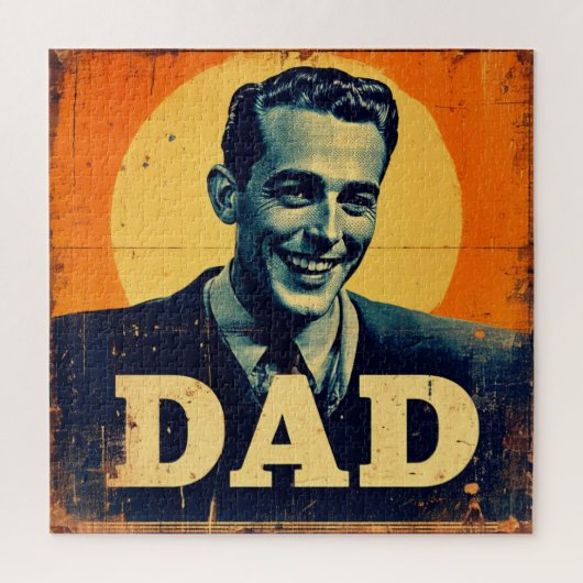 DAD (1) 1960年代風グラフィック ジグソーパズル (縦)