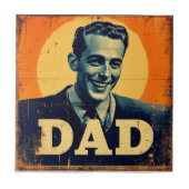 DAD (1) 1960年代風グラフィック タイル (正面)