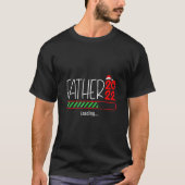 Dad 2022 Is Loading Santa Hat Merry Dad Christmas Tシャツ (正面)