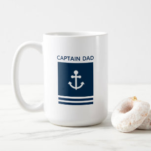 Dad Anchor大尉のコーヒー・マグ コーヒーマグカップ