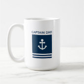 Dad Anchor大尉のコーヒー・マグ コーヒーマグカップ (左)