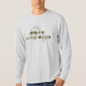Dad and I always together Tシャツ (正面)