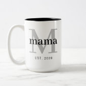 Dad and Mom Mug Set Personalized Gift for Parents ツートーンマグカップ (左)