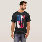 Dad And Son Batter & Pitcher Baseball Player Ameri Tシャツ (正面フル)
