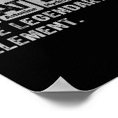 Dad And Son Matching Fathers Day Cool Family Scien ポスター (角)