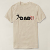 Dad baseball t-shirt tシャツ (デザイン正面)