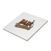 Dad Basketball Vintage Engraving Shirt Design_1 タイル (側面)