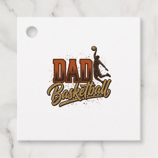 Dad Basketball Vintage Engraving Shirt Design_1 フェイバータグ (正面)
