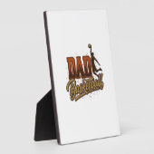 Dad Basketball Vintage Engraving Shirt Design_1 フォトプラーク (側面)