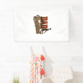 Dad Basketball Vintage Engraving Shirt Design_1 横断幕 (インサイチュ)