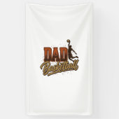 Dad Basketball Vintage Engraving Shirt Design_1 横断幕 (縦)