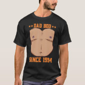 Dad Bod Since 1994 Father s Day Beer Belly Tシャツ (正面)