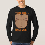 Dad Bod Since 2010 Father s Day Beer Belly Tシャツ (正面)