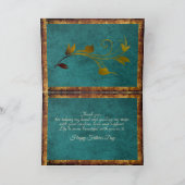 Dad & Child Hands Father's Day カード (内部)