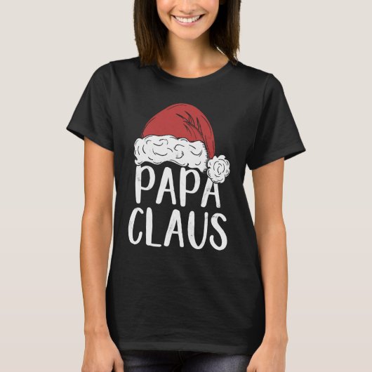 Dad Claus Christmas Costume  Santa Matching Family Tシャツ (正面)