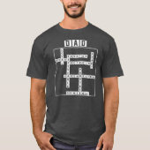 Dad Crossword Puzzle Father's Day Love Word Games Tシャツ (正面)