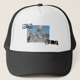 DAD DAWG 帽子 スポーツキャップ オーシャンドリフトウッドウェーブ