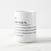 Dad Definition 👨‍👧‍👦 | 心からのパパ コーヒーマグカップ (中央)