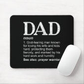 Dad Definition Father's Day Daddy Christian Dad  マウスパッド (マウス)