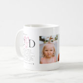Dad Definition Photo Gift | Custom Daughter コーヒーマグカップ (正面左)