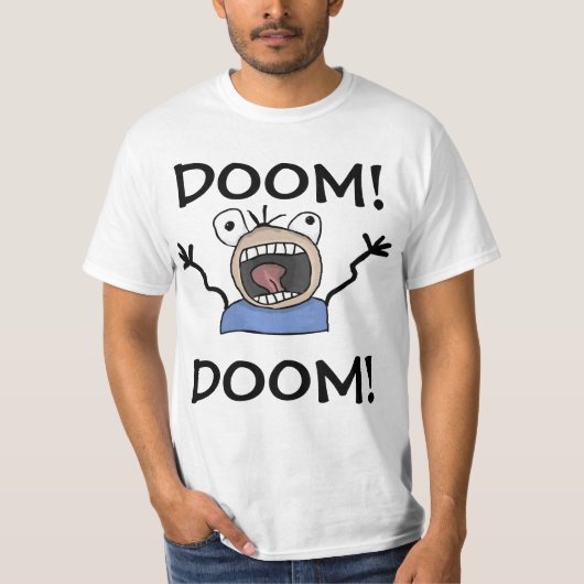 DAD DOOM!面白いメンズTシャツ Tシャツ (正面)