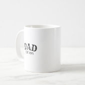 Dad Est コーヒーマグカップ (正面左)