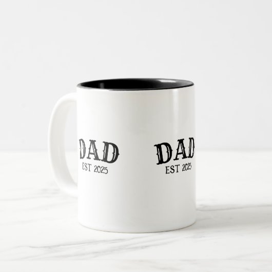 Dad Est  ツートーンマグカップ (正面左)