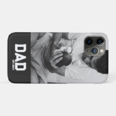 Dad Est 写真 モノクロ 年 父の日  Case-Mate iPhoneケース (裏面(横))