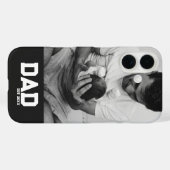 Dad Est 写真 モノクロ 父の日  Case-Mate iPhoneケース (裏面 (横))