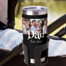 Dad Est. 白 シンプル テキスト 3枚の写真