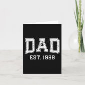 Dad Est 1998 Dad D Fathers Day Ized  カード (正面)