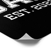 Dad Est 2022 Dad D Fathers Day Ized  ポスター (角)