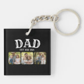 Dad Est 3 Photo キーホルダー (裏面)