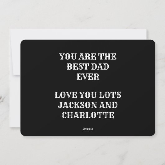 Dad Est 3 Photo シーズンカード (裏面)