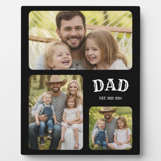 Dad Est 3 Photo フォトプラーク (正面)