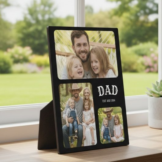 Dad Est 3 Photo フォトプラーク