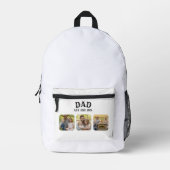 Dad Est 3 Photo プリントバックパック (正面)
