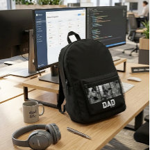 Dad Est 3 Photo Black & White Year Father's Day 