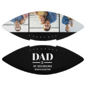 Dad Est. Year Name Number 3 Photo Bold Font アメリカンフットボール (パネル)